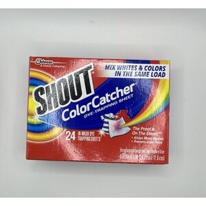 Shout Color Catcher, Dye-Trapping Sheets, 24‎ Sheets